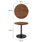 EEI-6610 Viva Round Acacia Wood Side Table by Modway