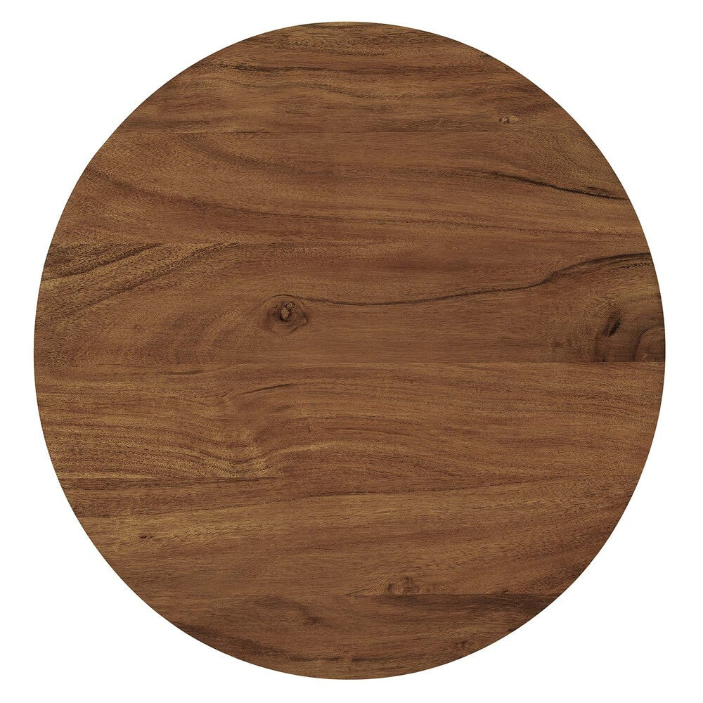 EEI-6610 Viva Round Acacia Wood Side Table by Modway