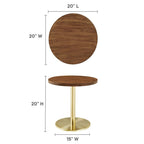EEI-6610 Viva Round Acacia Wood Side Table by Modway