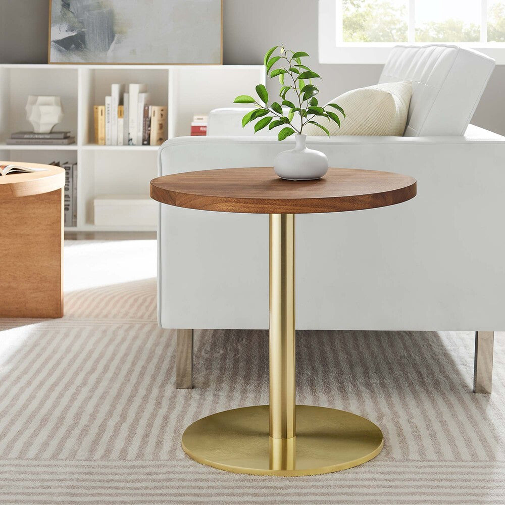EEI-6610 Viva Round Acacia Wood Side Table by Modway