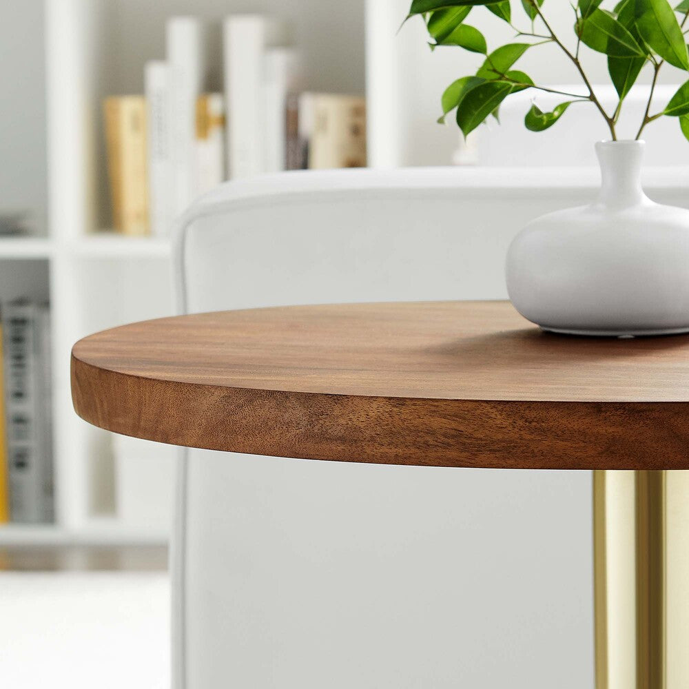 EEI-6610 Viva Round Acacia Wood Side Table by Modway