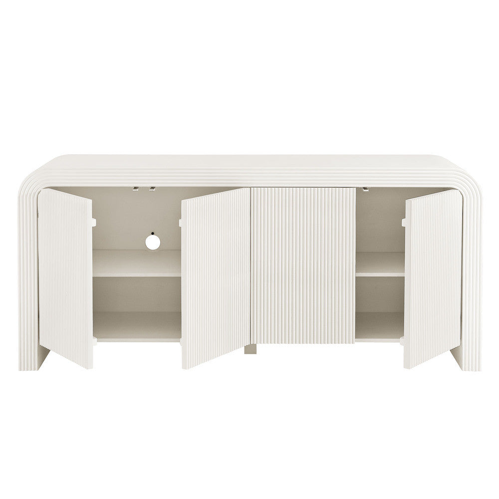 Modway Waterflute 70" Fluted Sideboard Cabinet by Modway-EEI-7198