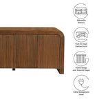 Modway Waterflute 70" Fluted Sideboard Cabinet by Modway-EEI-7198