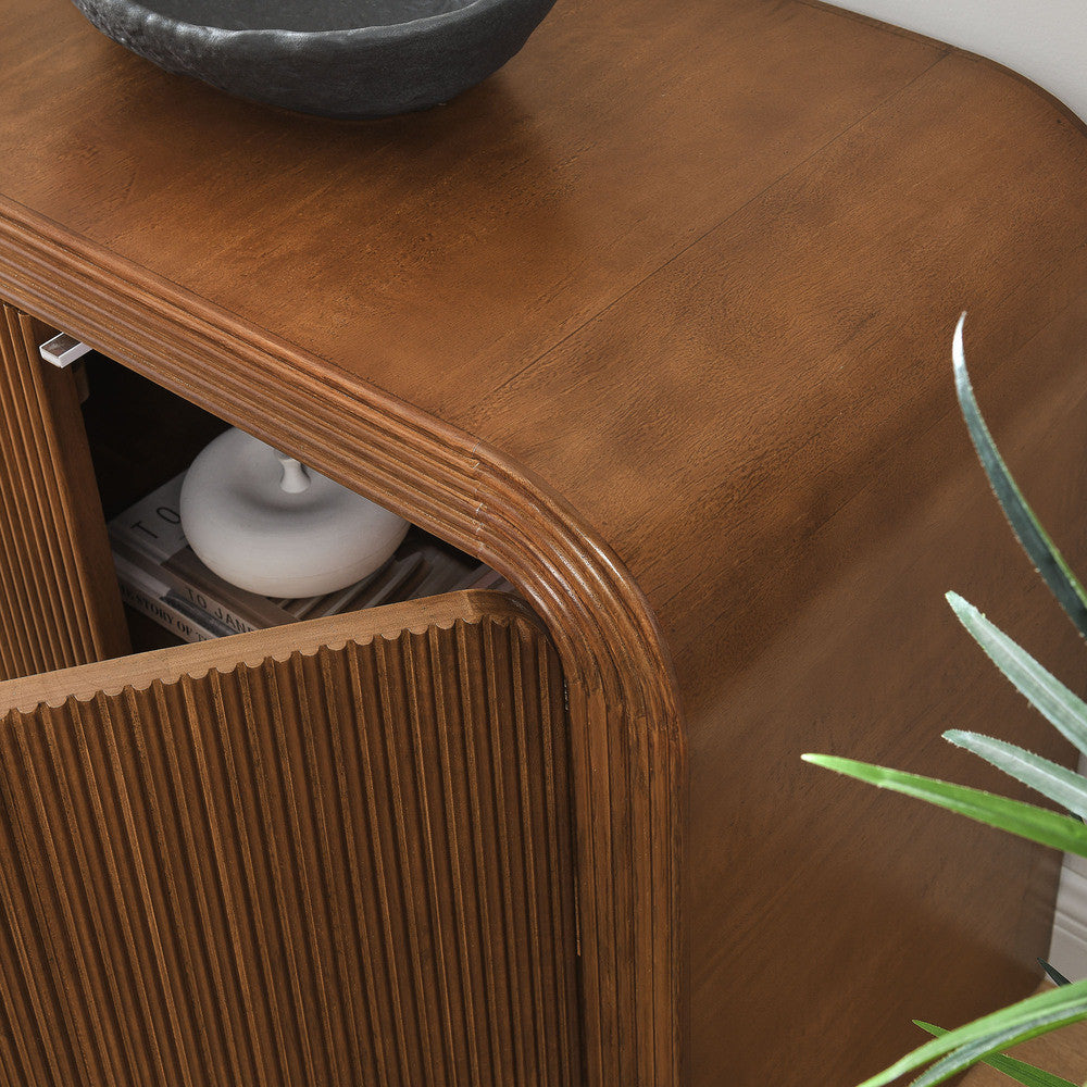 Modway Waterflute 70" Fluted Sideboard Cabinet by Modway-EEI-7198