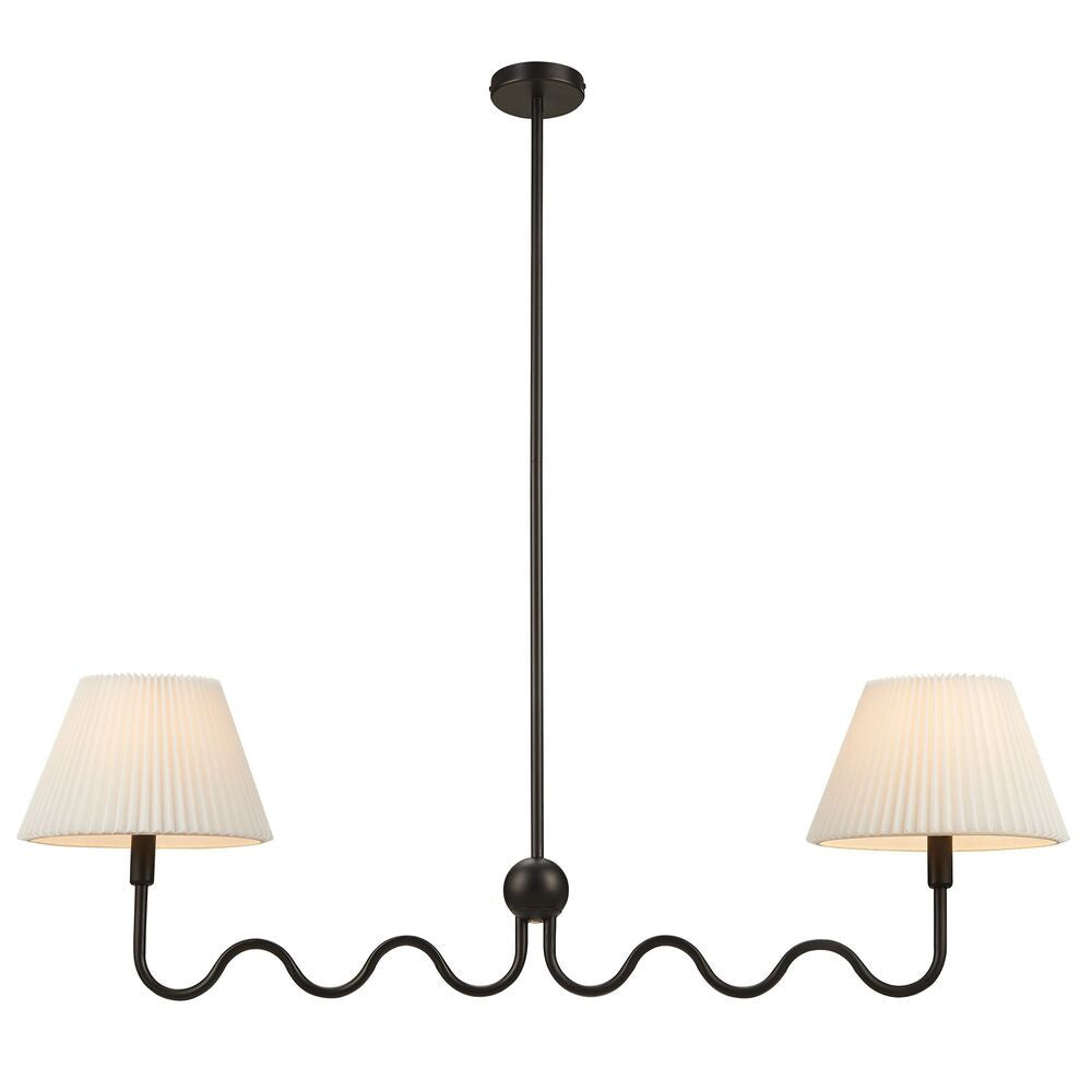 EEI-6874 Wave Squiggle 2-Arm Pendant Light by Modway
