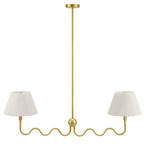 EEI-6874 Wave Squiggle 2-Arm Pendant Light by Modway