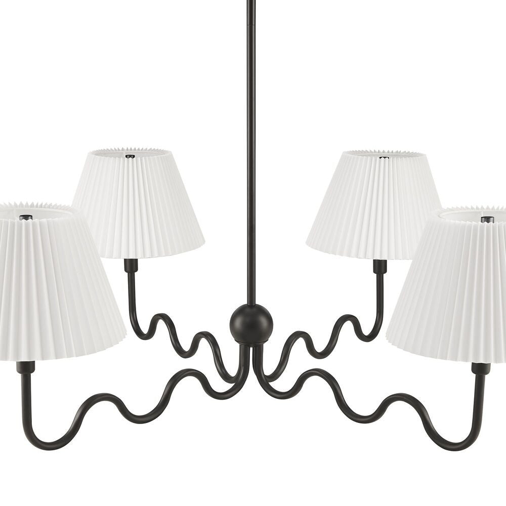 EEI-6875 Wave Squiggle 4-Arm Pendant Light by Modway