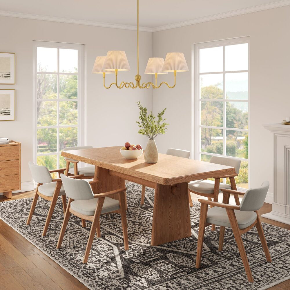 EEI-6875 Wave Squiggle 4-Arm Pendant Light by Modway