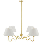 EEI-6875 Wave Squiggle 4-Arm Pendant Light by Modway