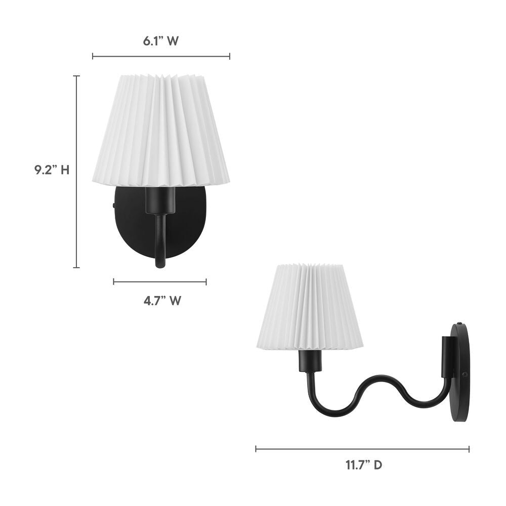 EEI-6873 Wave Squiggle Arm Wall Sconce by Modway
