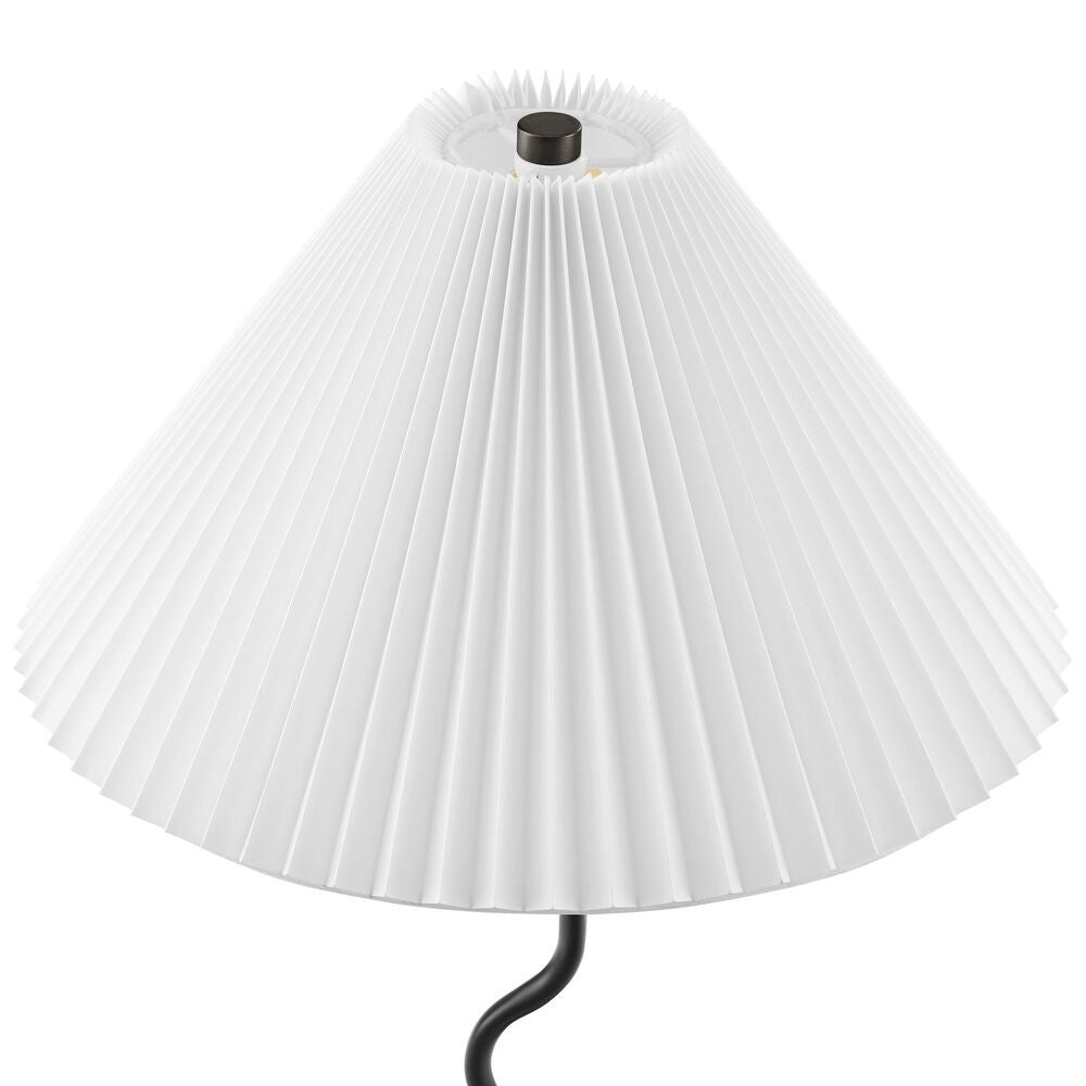 EEI-6877-BLK Wave Squiggle Floor Lamp by Modway