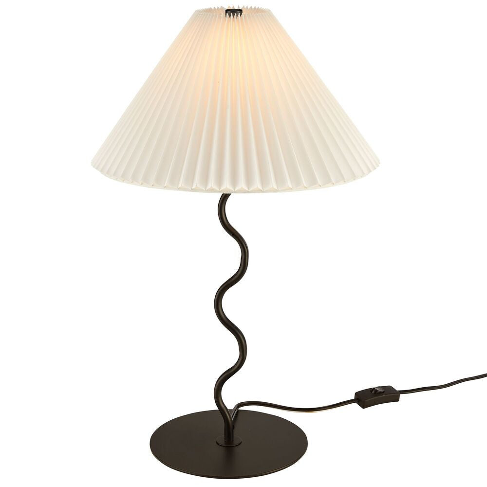 EEI-6876-BLK Wave Squiggle Table Lamp by Modway