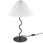 EEI-6876-BLK Wave Squiggle Table Lamp by Modway