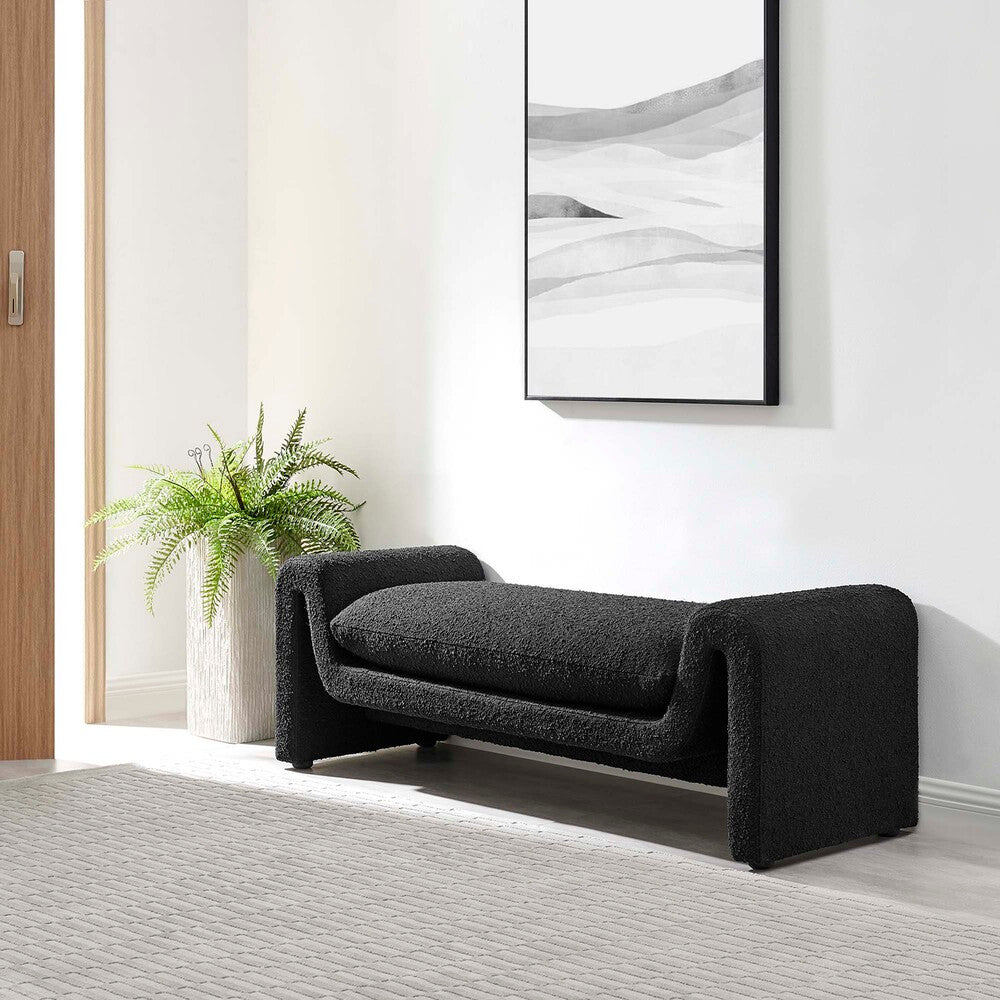 EEI-6379 Waverly Boucle Fabric Bench by Modway