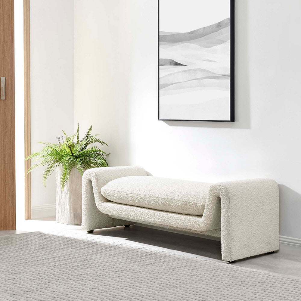EEI-6379 Waverly Boucle Fabric Bench by Modway