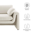 EEI-6381-IVO Waverly Boucle Fabric Sofa by Modway