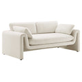 Modway EEI-6381-IVO Waverly Boucle Fabric Sofa Ivory
