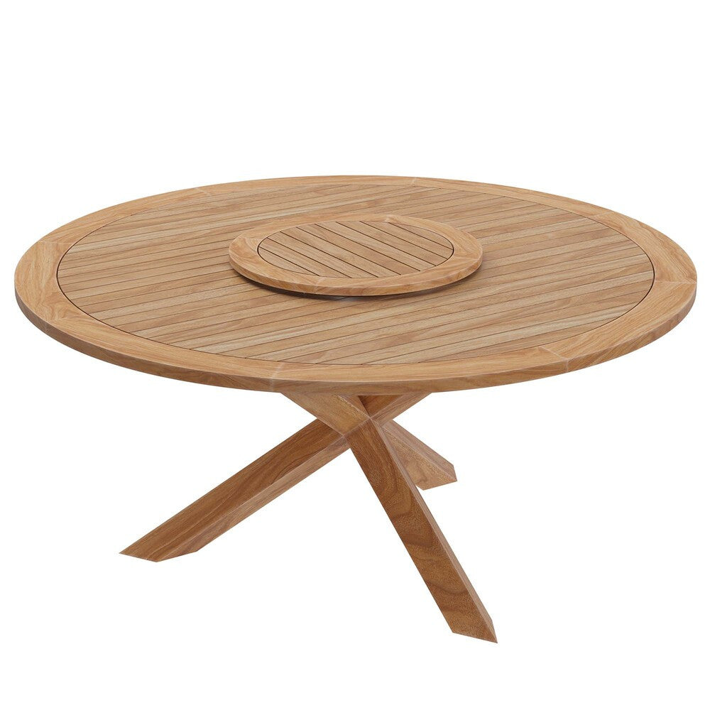 EEI-6118 Wellspring 5-Piece Outdoor Patio Teak Wood Dining Set by Modway