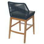 EEI-7126 Wellspring Outdoor Patio Teak and Rope Counter Stool by Modway