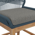 EEI-7126 Wellspring Outdoor Patio Teak and Rope Counter Stool by Modway