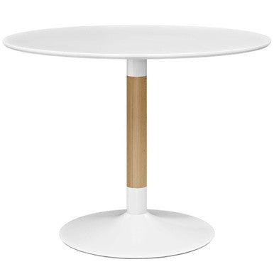 Modway EEI-2666-WHI-SET Whirl Round Dining Table White