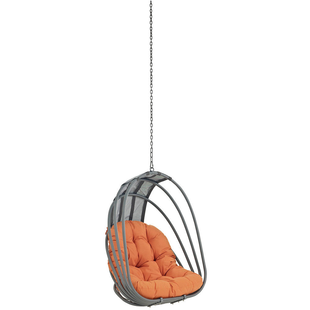 EEI-2656-ORA-SET Whisk Outdoor Patio Swing Chair Without Stand by Modway