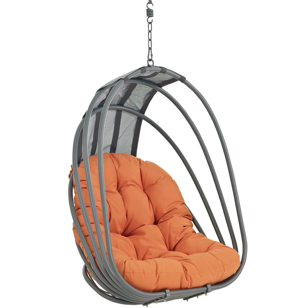 EEI-2656-ORA-SET Whisk Outdoor Patio Swing Chair Without Stand by Modway