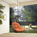 EEI-2656-ORA-SET Whisk Outdoor Patio Swing Chair Without Stand by Modway