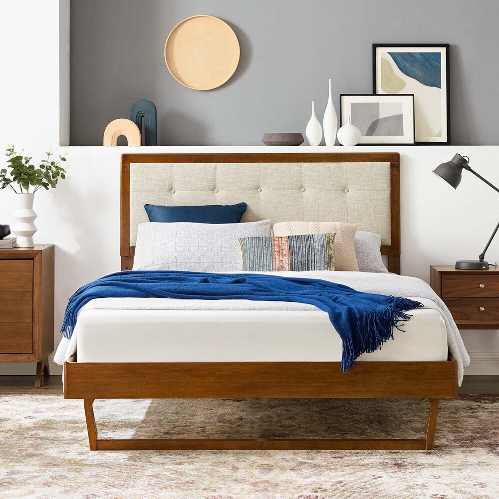 Modway Willow Wood Queen Platform Bed With Angular Frame by Modway-MOD-6384