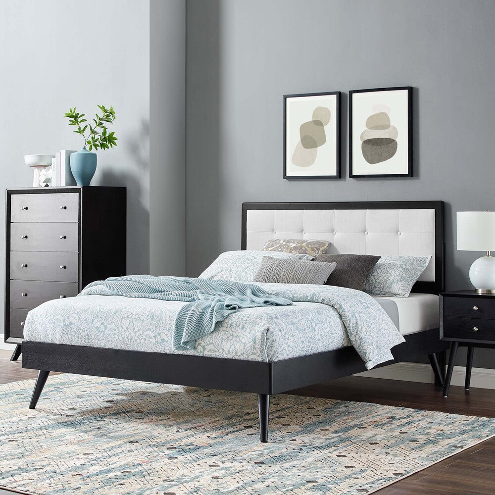 Modway Willow Wood Queen Platform Bed With Splayed Legs by Modway-MOD-6385