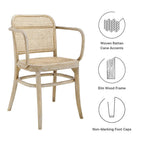 EEI-4651-GRY Winona Wood Dining Chair by Modway