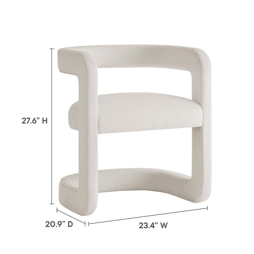 EEI-7052 Winslow Barrel Performance Velvet Dining Chair by Modway