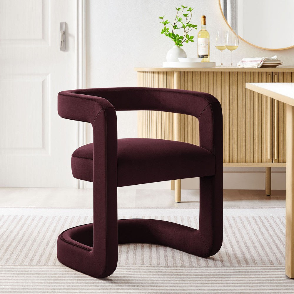 EEI-7052 Winslow Barrel Performance Velvet Dining Chair by Modway