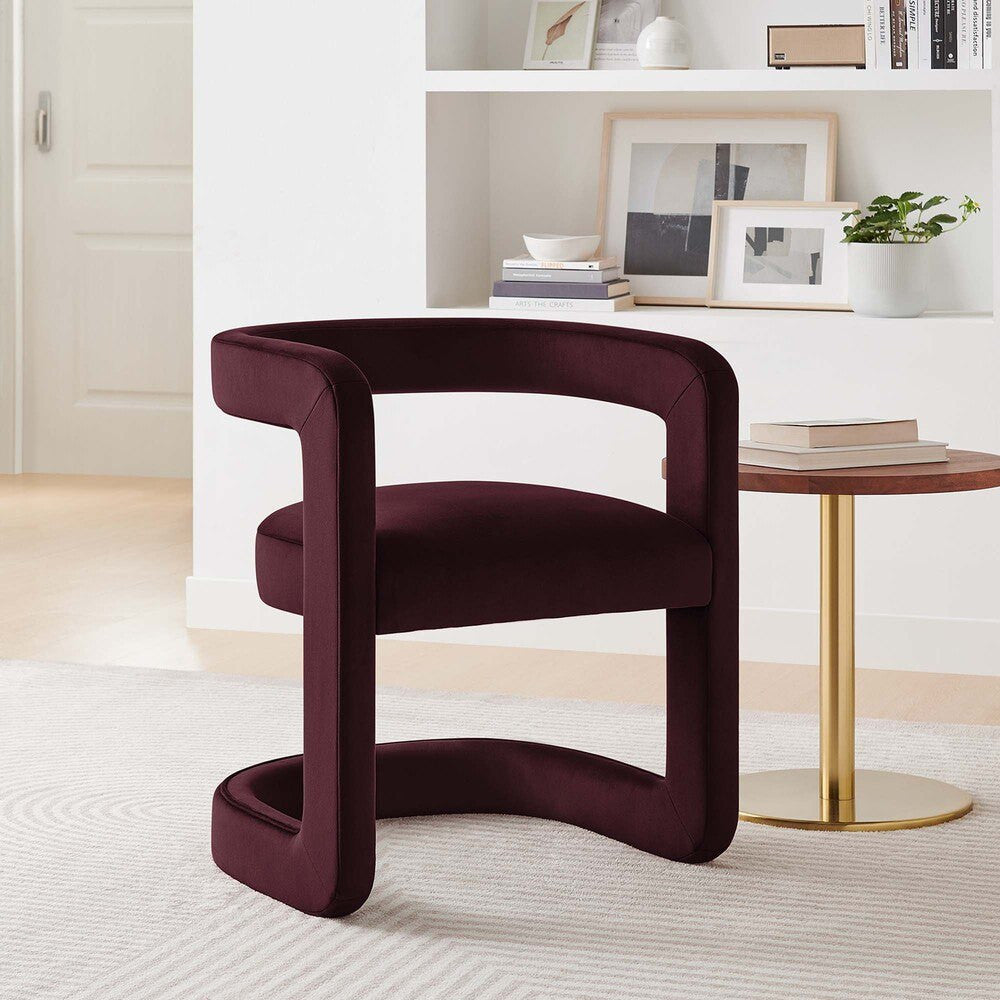 EEI-7052 Winslow Barrel Performance Velvet Dining Chair by Modway