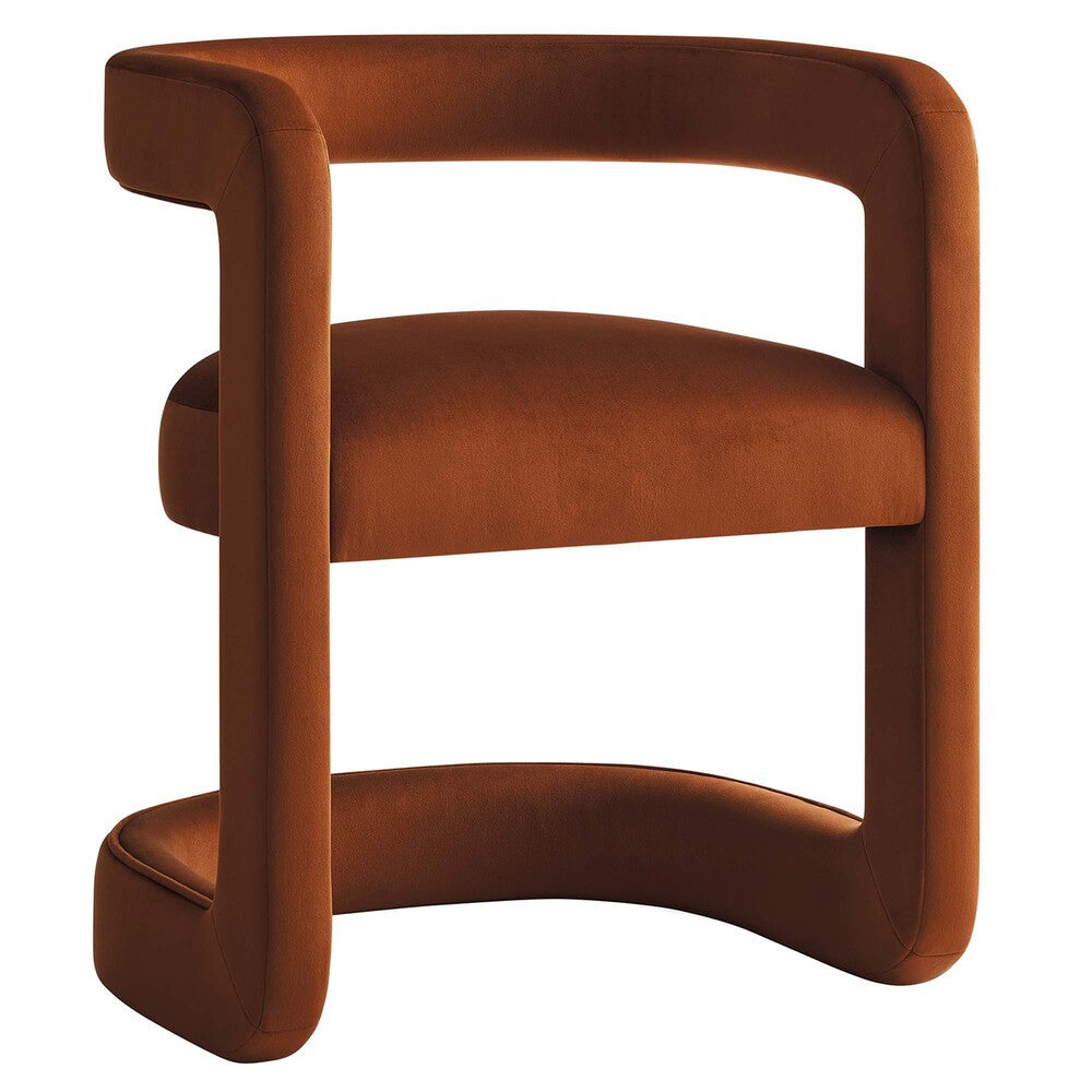 EEI-7052 Winslow Barrel Performance Velvet Dining Chair by Modway