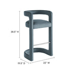 EEI-7108 Winslow Performance Velvet Bar Stool by Modway