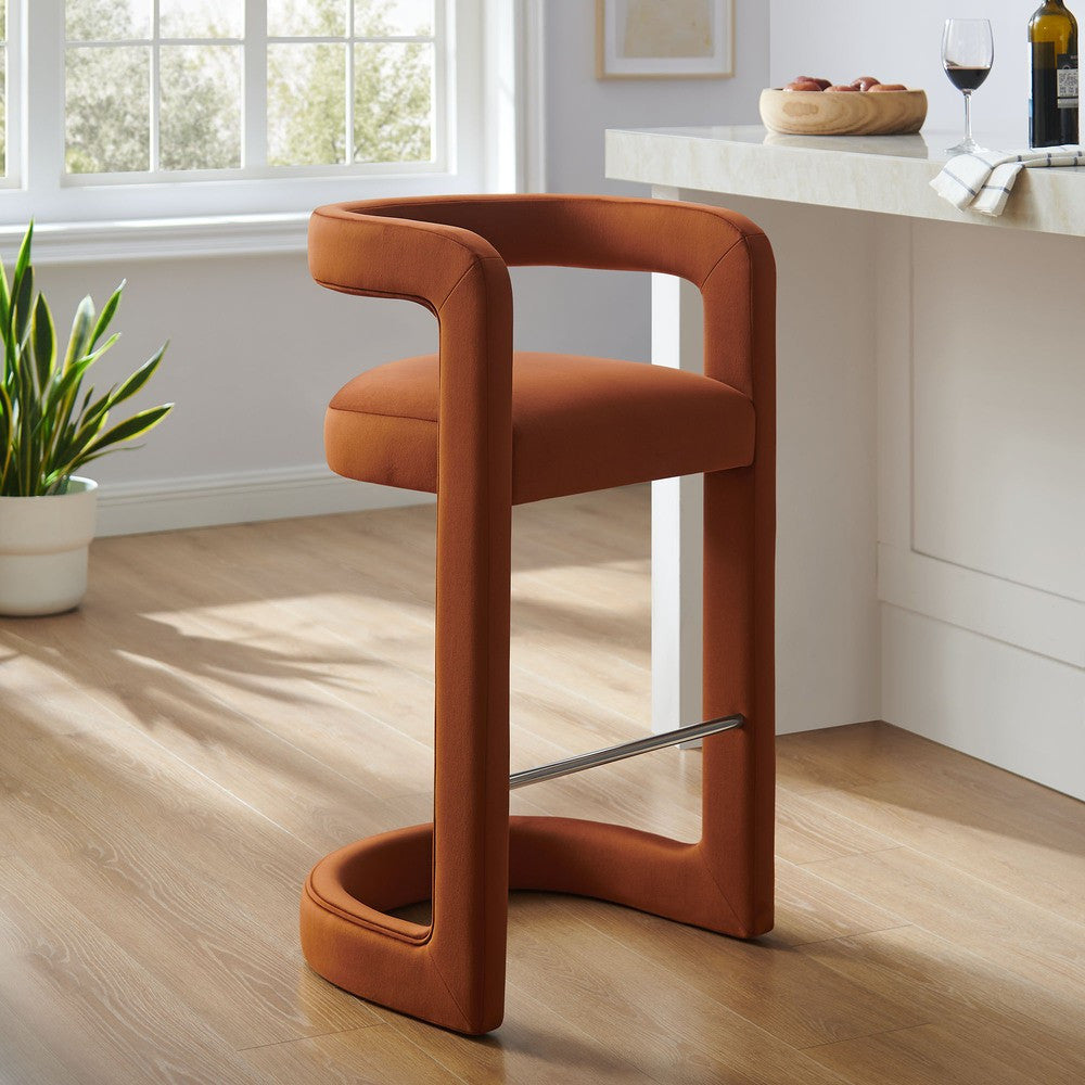 EEI-7108 Winslow Performance Velvet Bar Stool by Modway