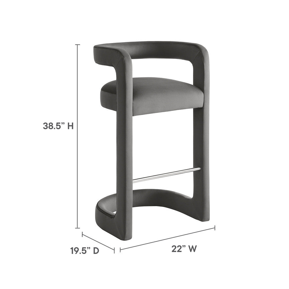 EEI-7108 Winslow Performance Velvet Bar Stool by Modway