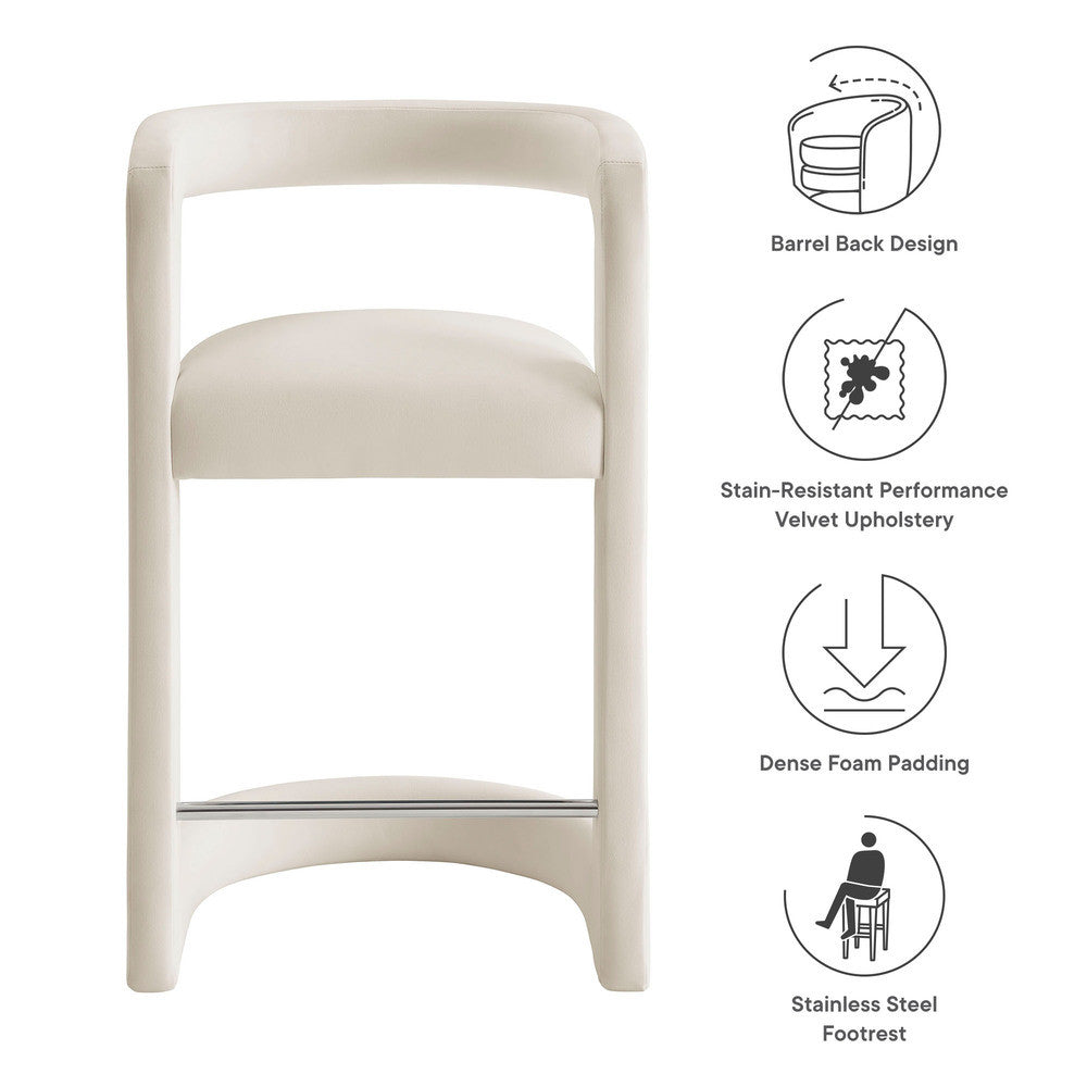 EEI-7107 Winslow Performance Velvet Counter Stool by Modway