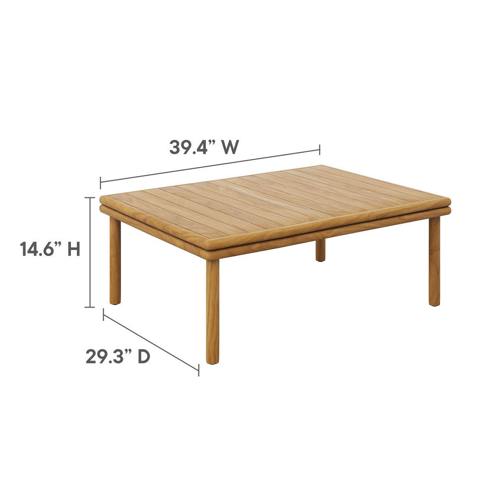 EEI-7069 Wren 6-Piece Outdoor Patio Teak Wood Furniture Set by Modway