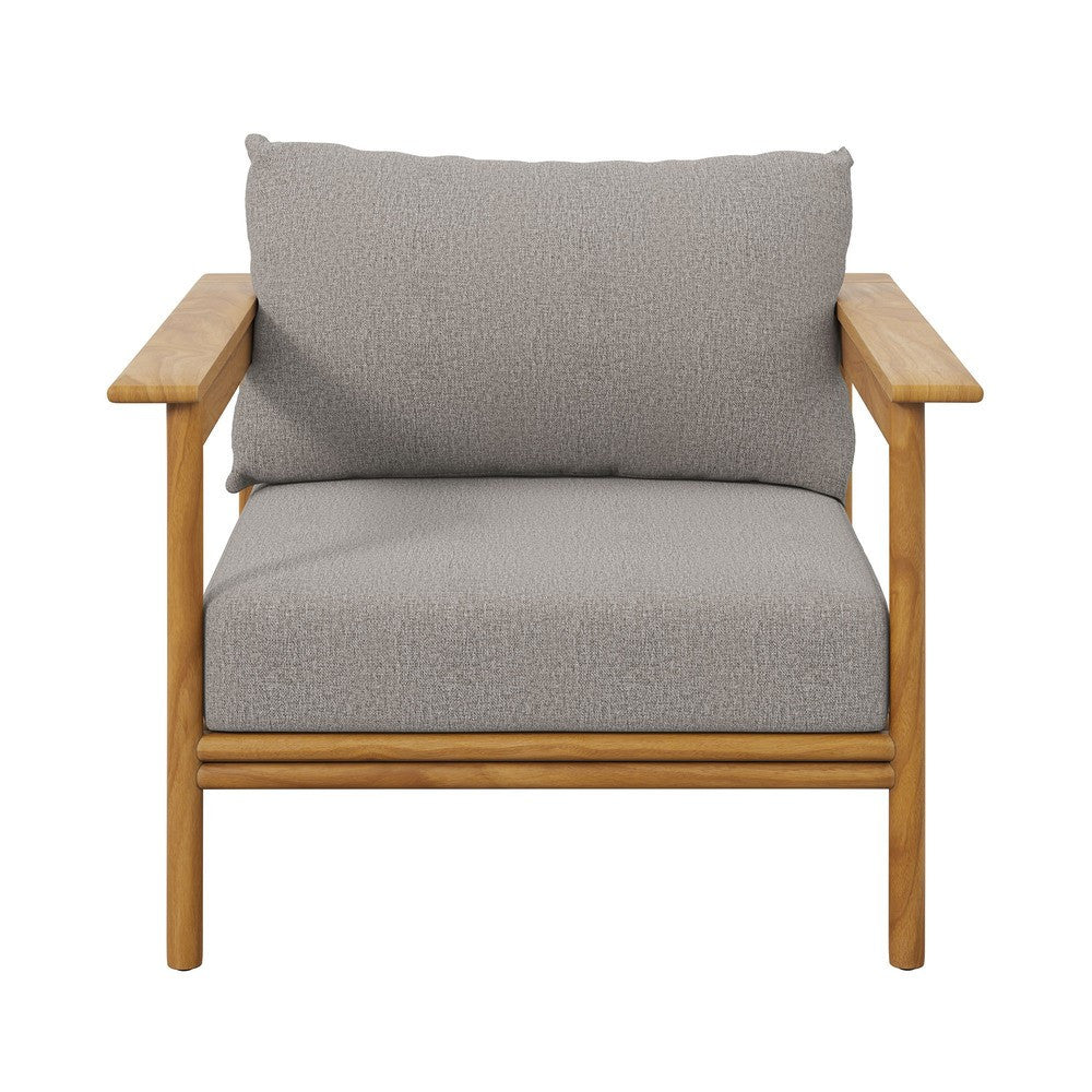 EEI-7007 Wren Outdoor Patio Teak Wood Armchair by Modway