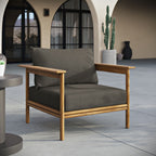 EEI-7007 Wren Outdoor Patio Teak Wood Armchair by Modway