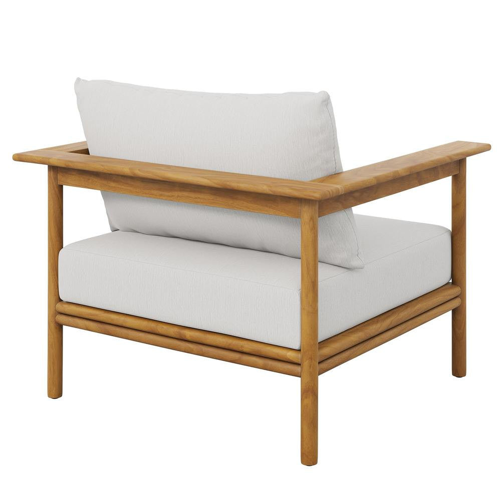 EEI-7007 Wren Outdoor Patio Teak Wood Armchair by Modway