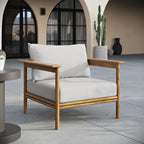 EEI-7007 Wren Outdoor Patio Teak Wood Armchair by Modway