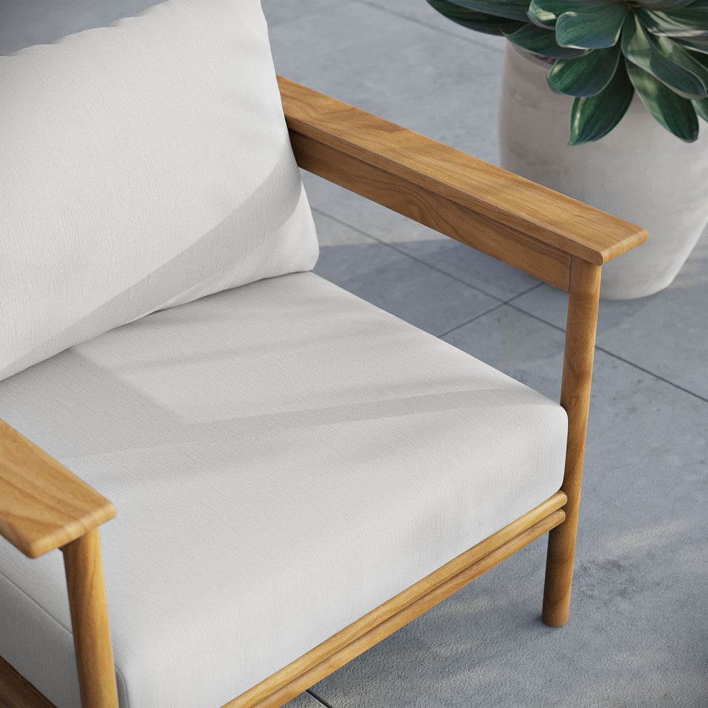 EEI-7007 Wren Outdoor Patio Teak Wood Armchair by Modway
