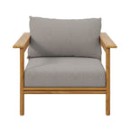 EEI-7068 Wren Outdoor Patio Teak Wood Armchair Set of 2 by Modway