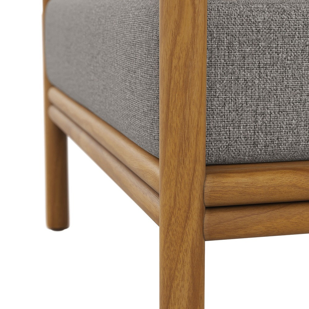 EEI-7068 Wren Outdoor Patio Teak Wood Armchair Set of 2 by Modway