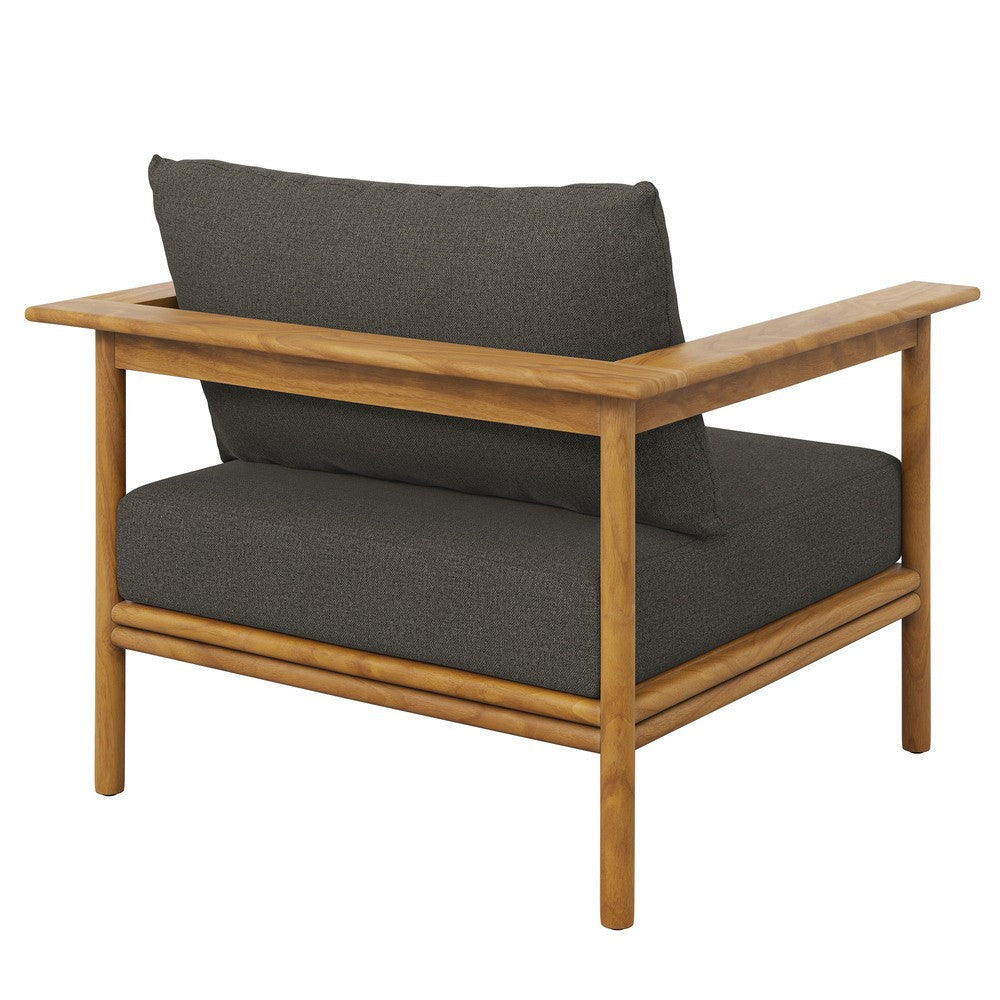 EEI-7068 Wren Outdoor Patio Teak Wood Armchair Set of 2 by Modway