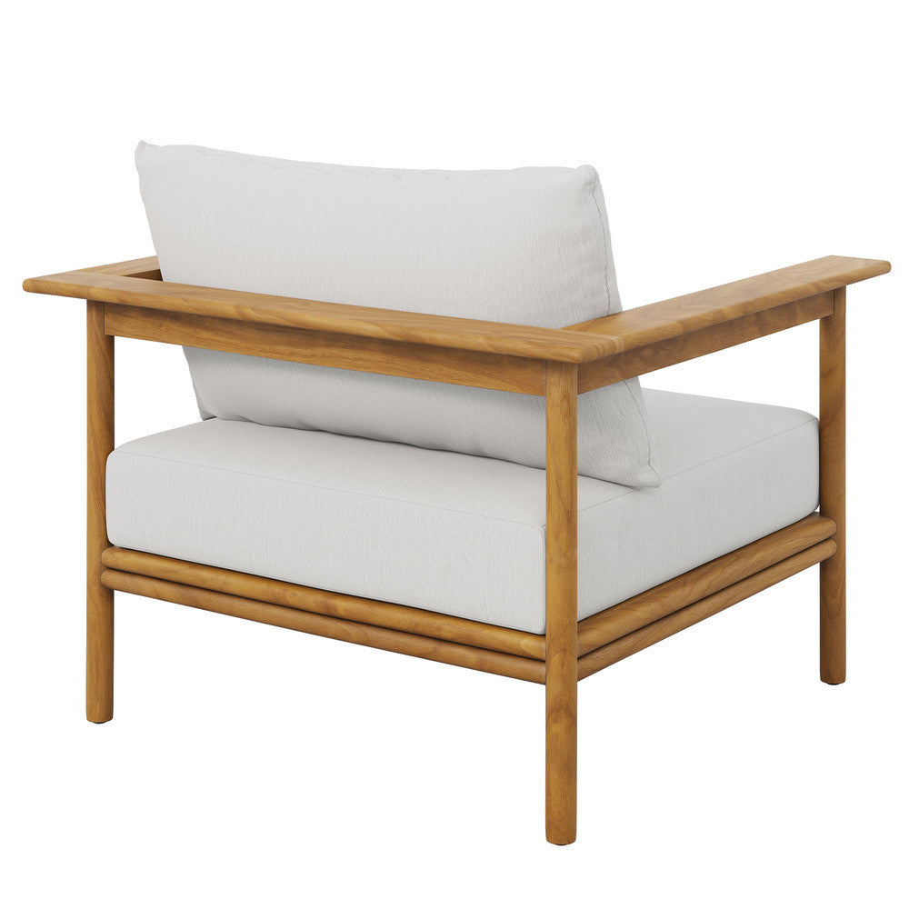 EEI-7068 Wren Outdoor Patio Teak Wood Armchair Set of 2 by Modway