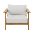 EEI-7068 Wren Outdoor Patio Teak Wood Armchair Set of 2 by Modway